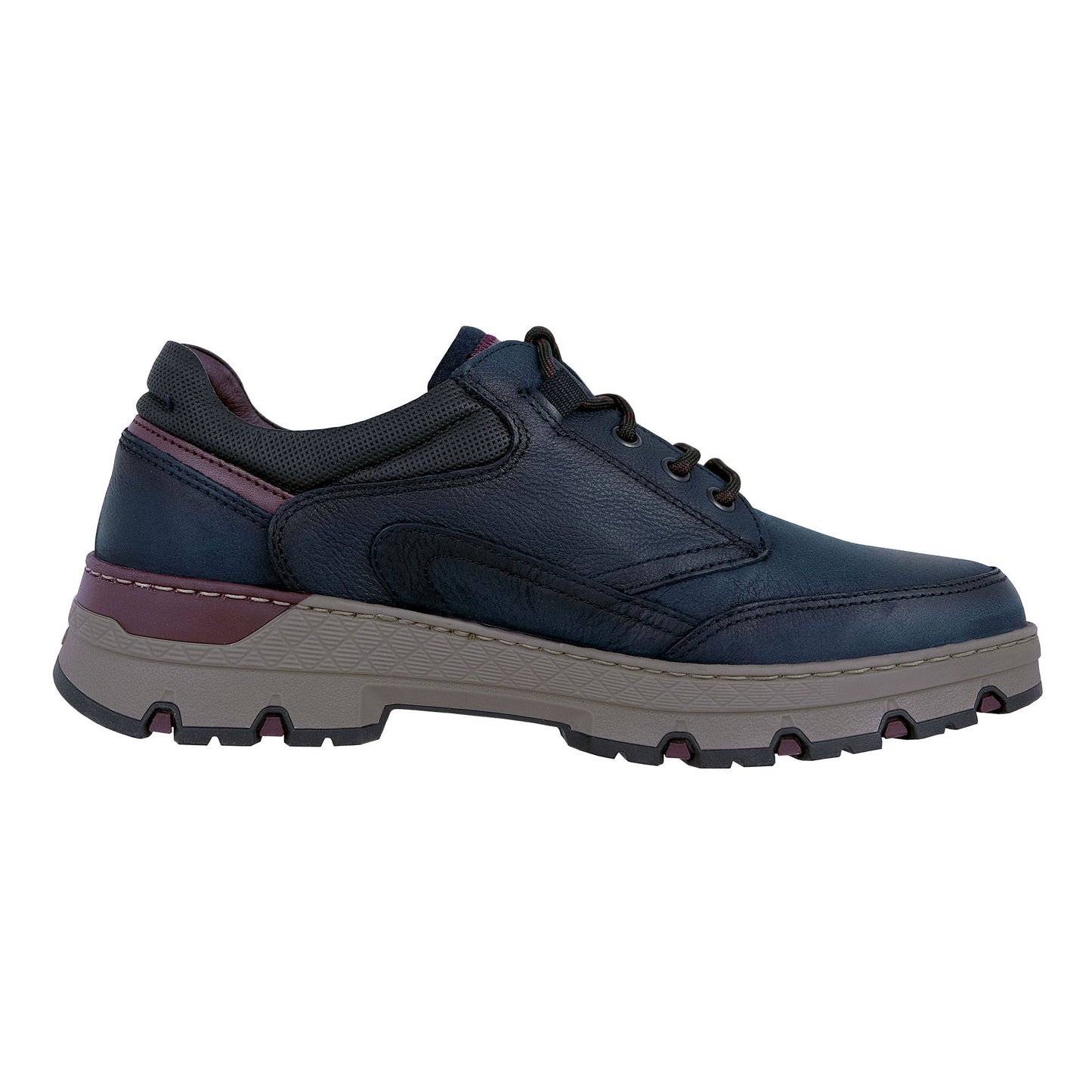 Fluchos Sigurd : Chaussures à lacets pour homme en cuir bleu F1846
