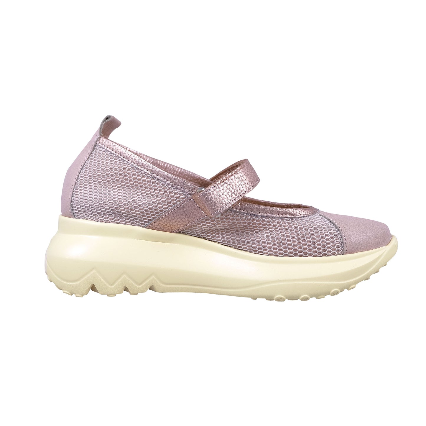 Wonders Isaura: Women's Wedge Beige Leather A-4003