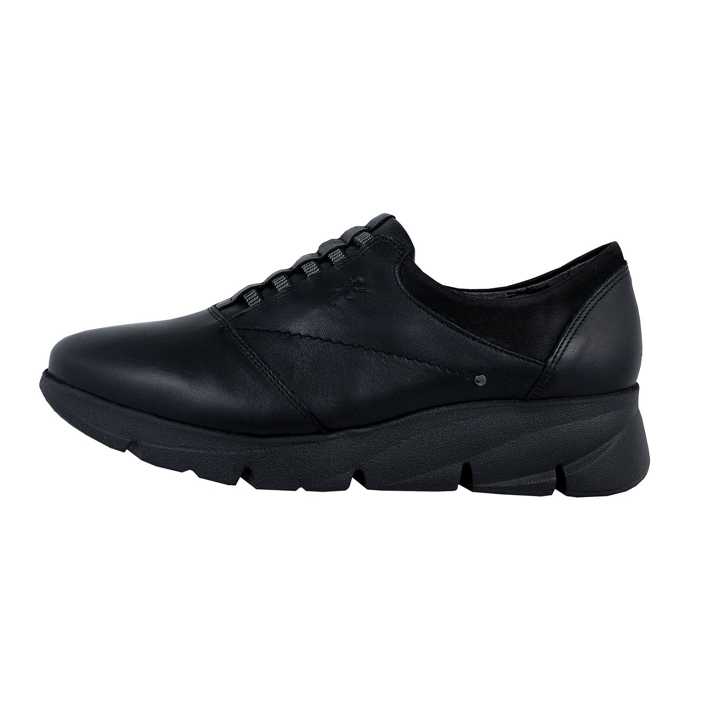 Fluchos Bona: Women's Comfort Leather Shoes Black F1357