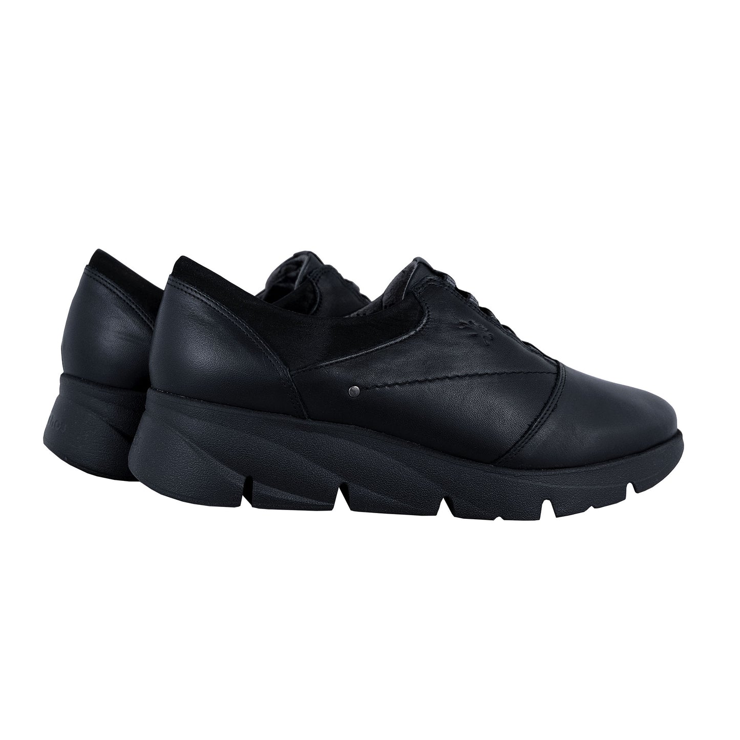 Fluchos Bona: Women's Comfort Leather Shoes Black F1357