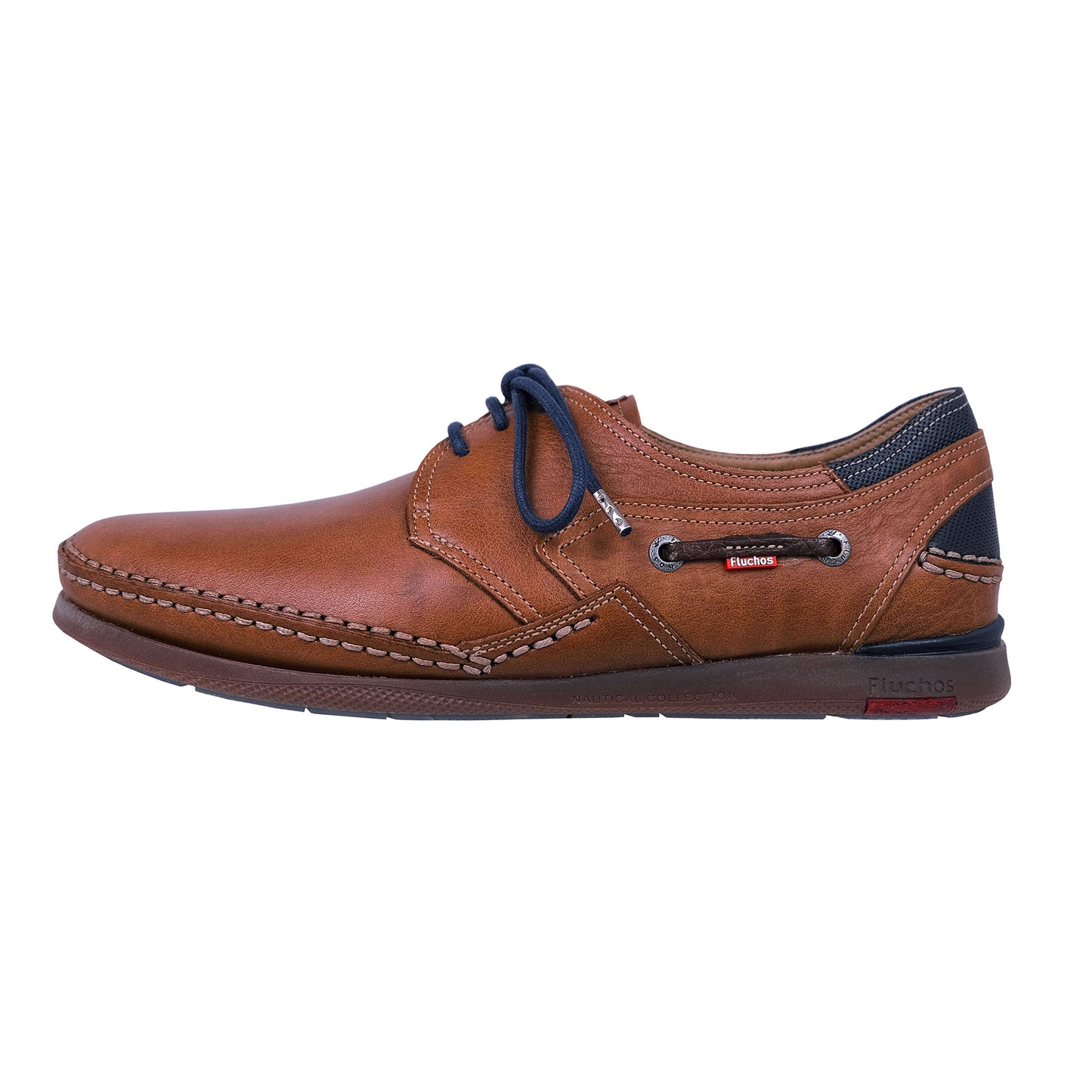 Fluchos Mariner: Zapato Hombre Marrón Piel 9884