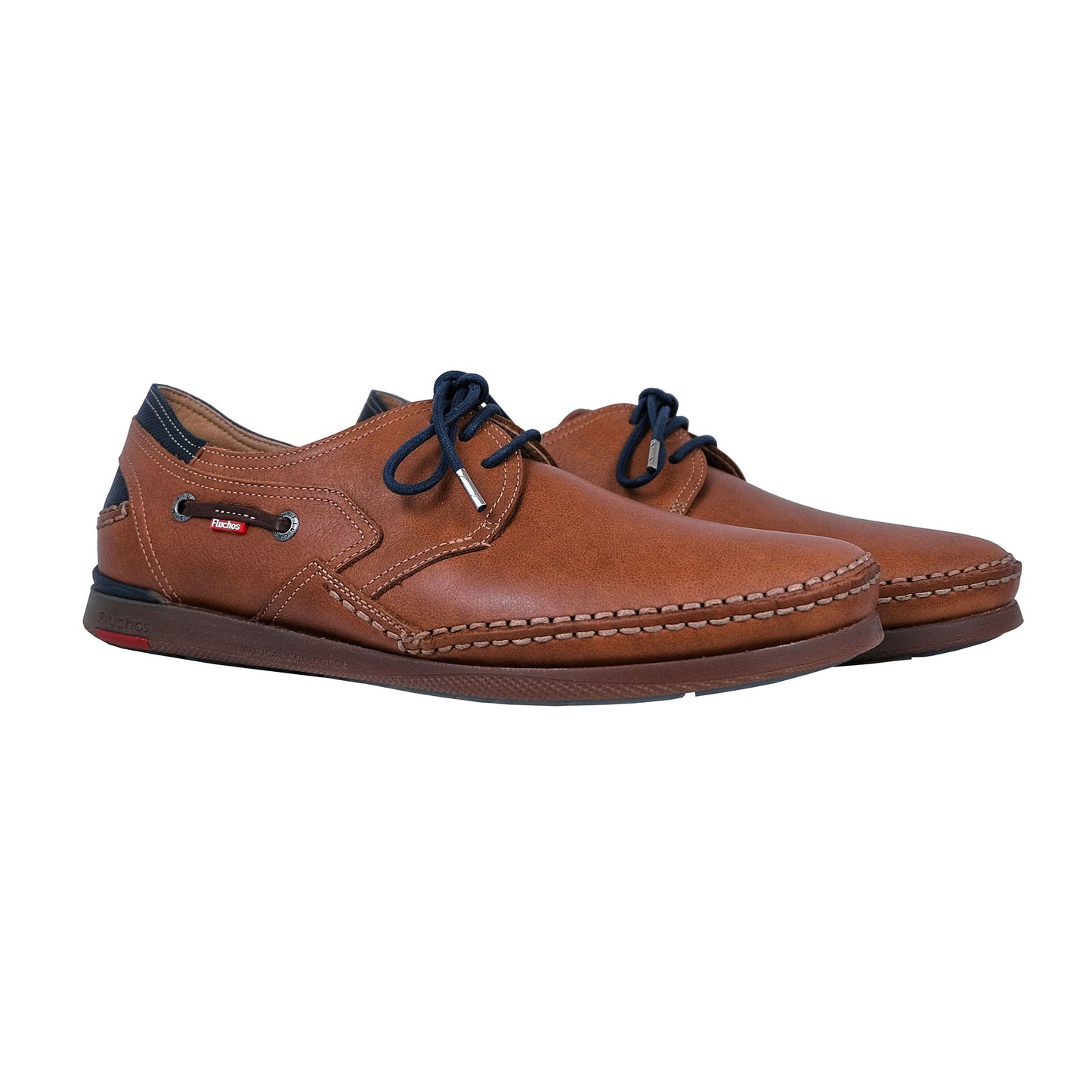 Fluchos Mariner: Zapato Hombre Marrón Piel 9884