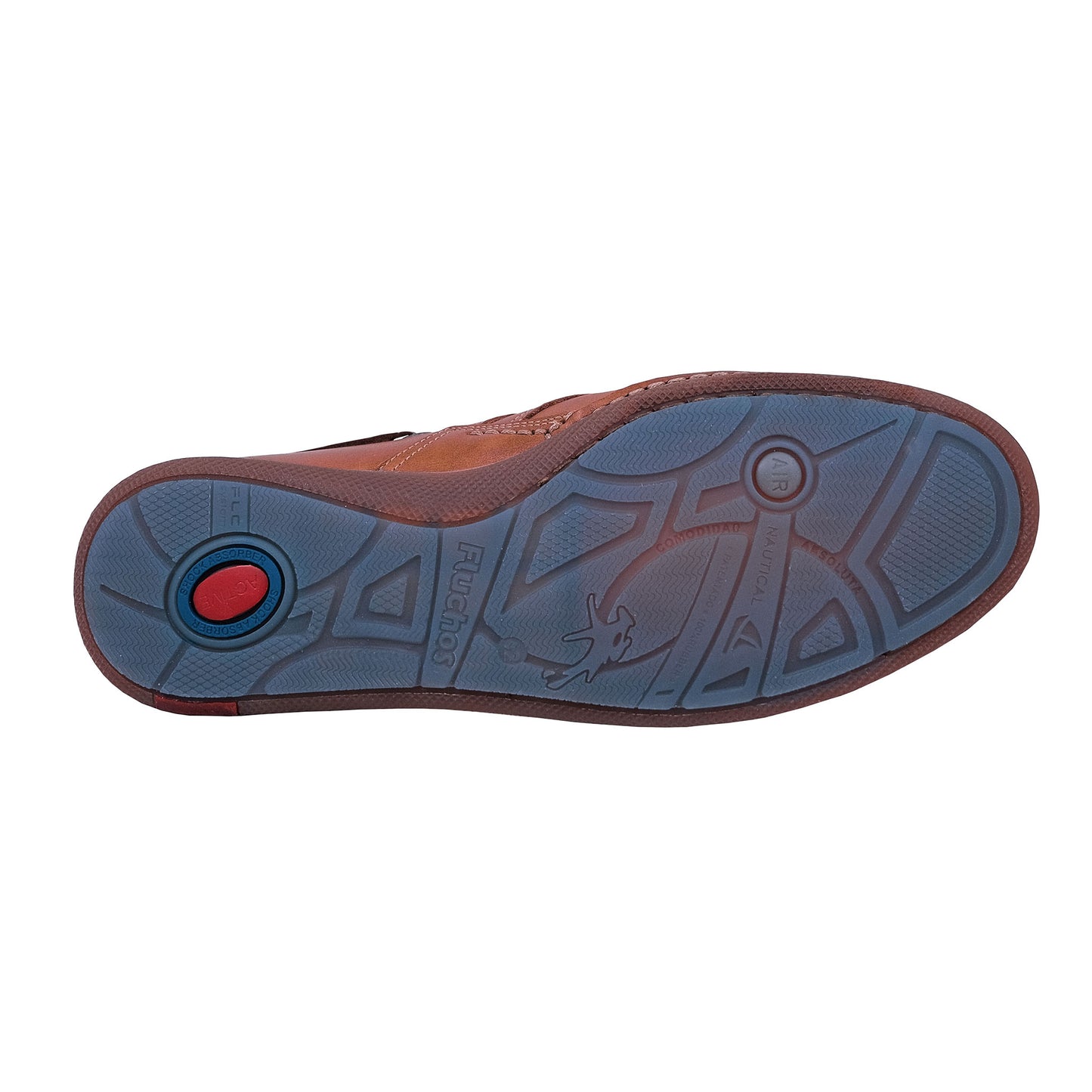 Fluchos Mariner: Zapato Hombre Marrón Piel 9884