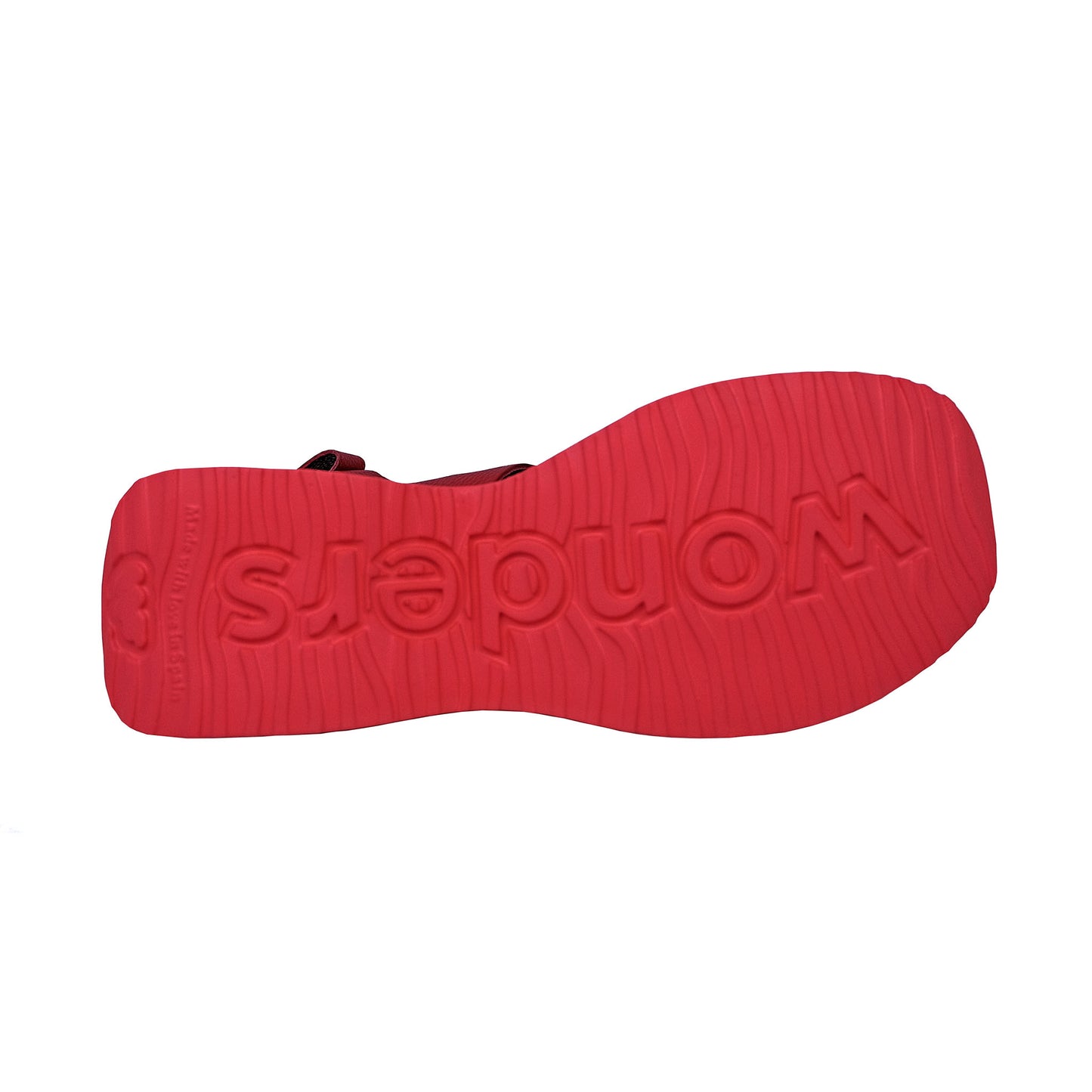 Wonders Nora: Red Platform Sandal D-9724