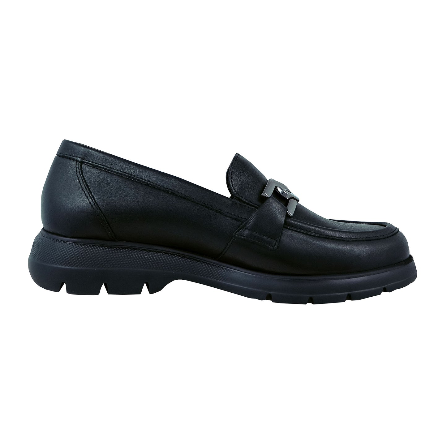 Fluchos Gladis: Mocasines Mujer Piel Confort Negro F1794