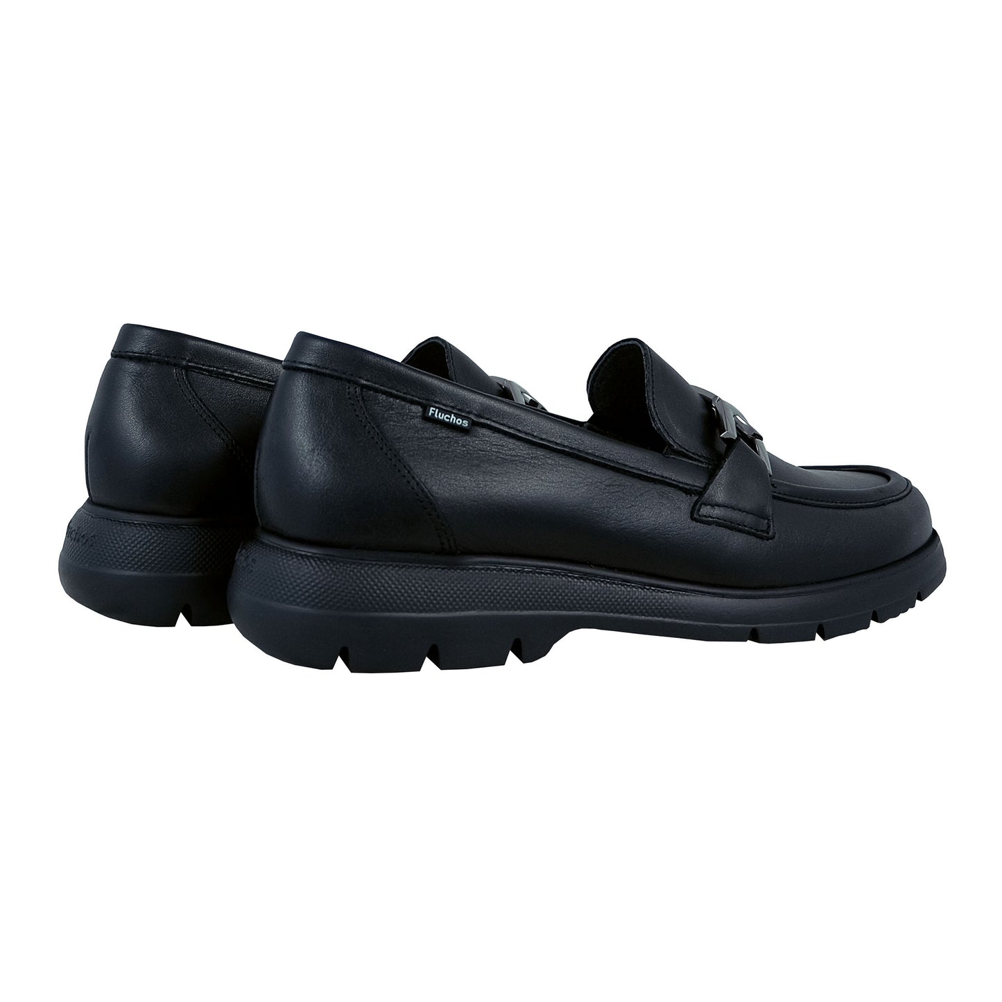 Fluchos Gladis: Mocasines Mujer Piel Confort Negro F1794