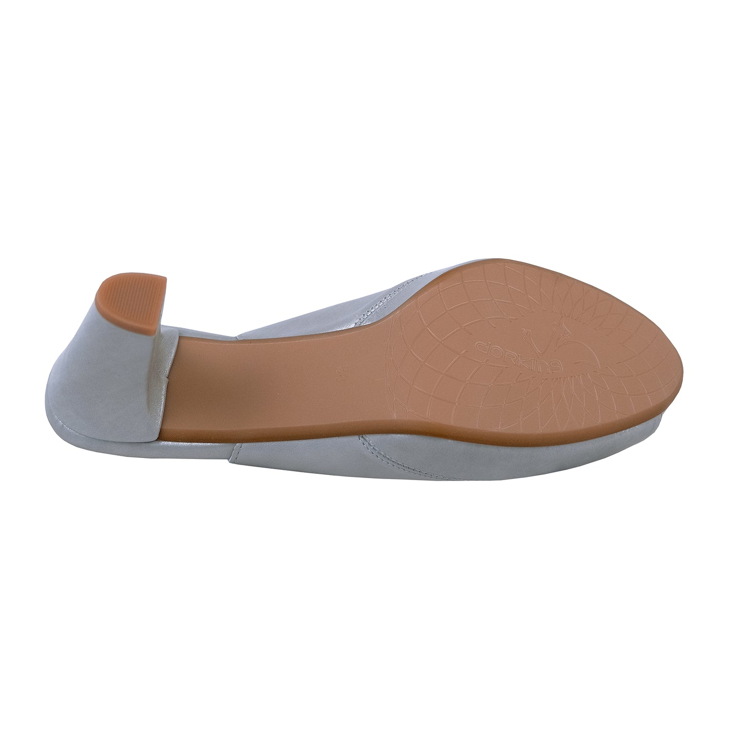 Dorking Blesa: Zapatos De vestir Para Mujer Tacón Plata Piel D6604