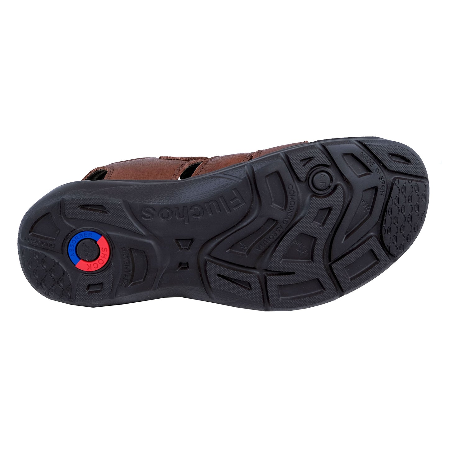 Fluchos Dozer: Sandalias Hombre Piel Marrón F0533