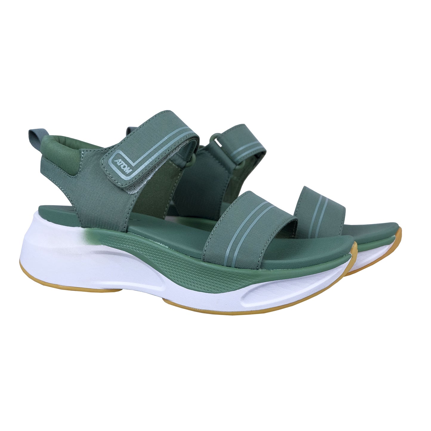 Fluchos Atom: Sandalia Deportiva Mujer Verde AT169