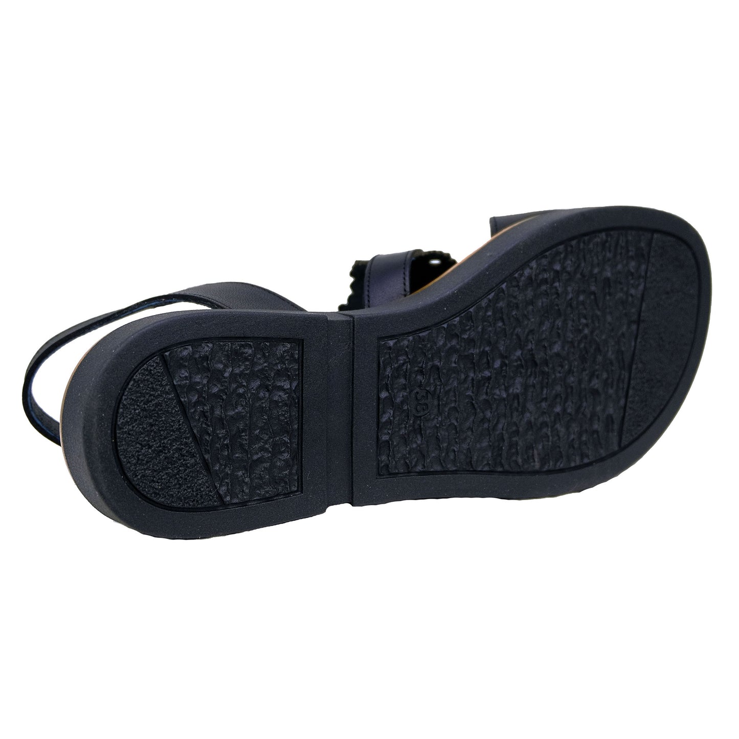 Dorking D8732: Sandalias Negras de Piel para Mujer Diseño Exclusivo