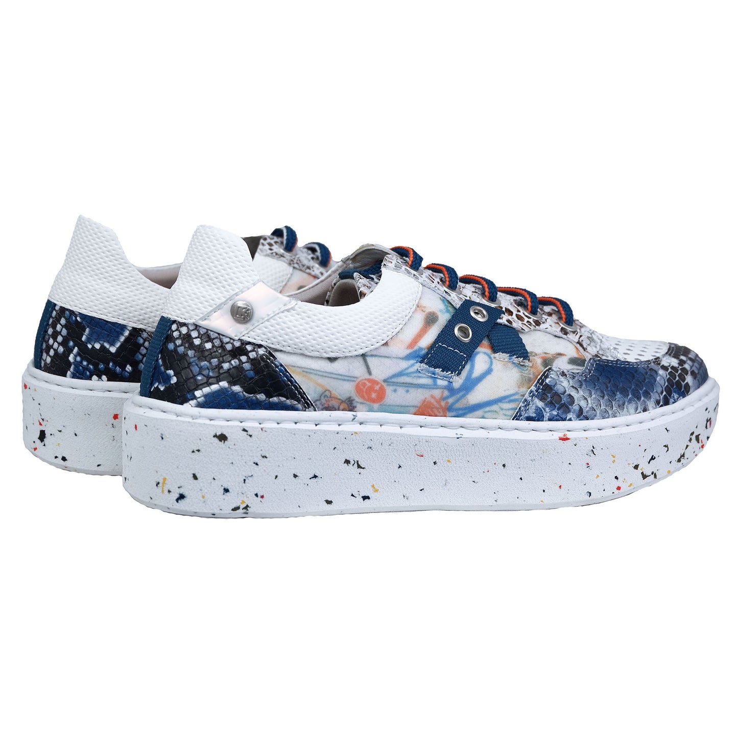 Dorking: Zapatos de Piel Azul para Mujer D8751