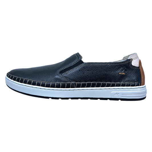 Fluchos Lester: Mocasines Hombre Azul F1714