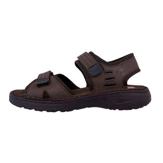 Fluchos Azores: Sandalias Hombre Piel Marrón F2197