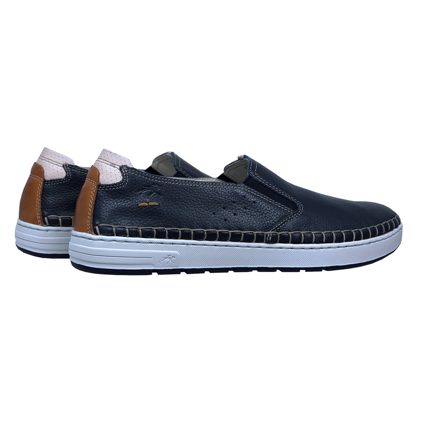 Fluchos Lester: Mocasines Hombre Azul F1714