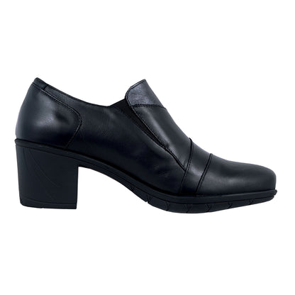 Fluchos Nydia: Women's High Heel Shoes Black Leather F1802