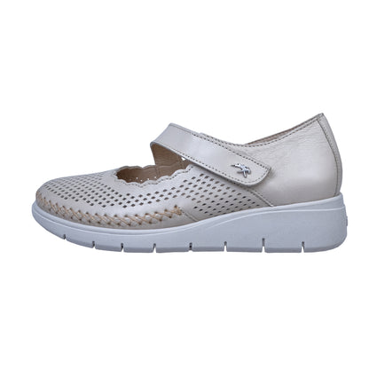 Fluchos Fluvia Beige – Women's Lightweight Leather Comfort Shoes: F2423
