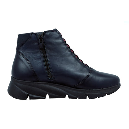 Fluchos Bona: Women's Platform Ankle Boots, Black F1358