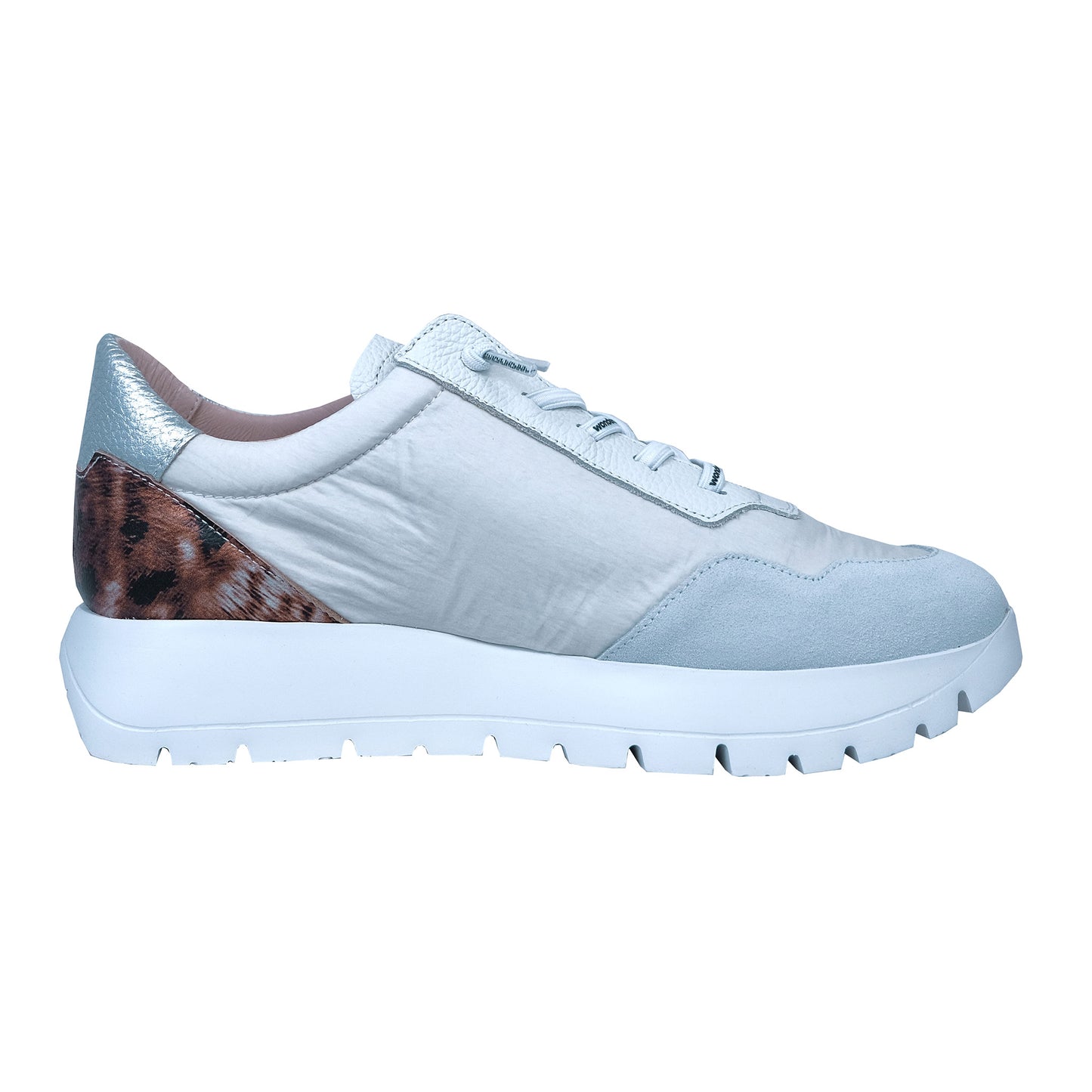 Wonders Odisei: Zapatillas Mujer Piel Blanco Confort A-2100