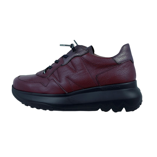 Wonders Ultrafly – Zapatillas Mujer Plataforma Burdeos: A-4010