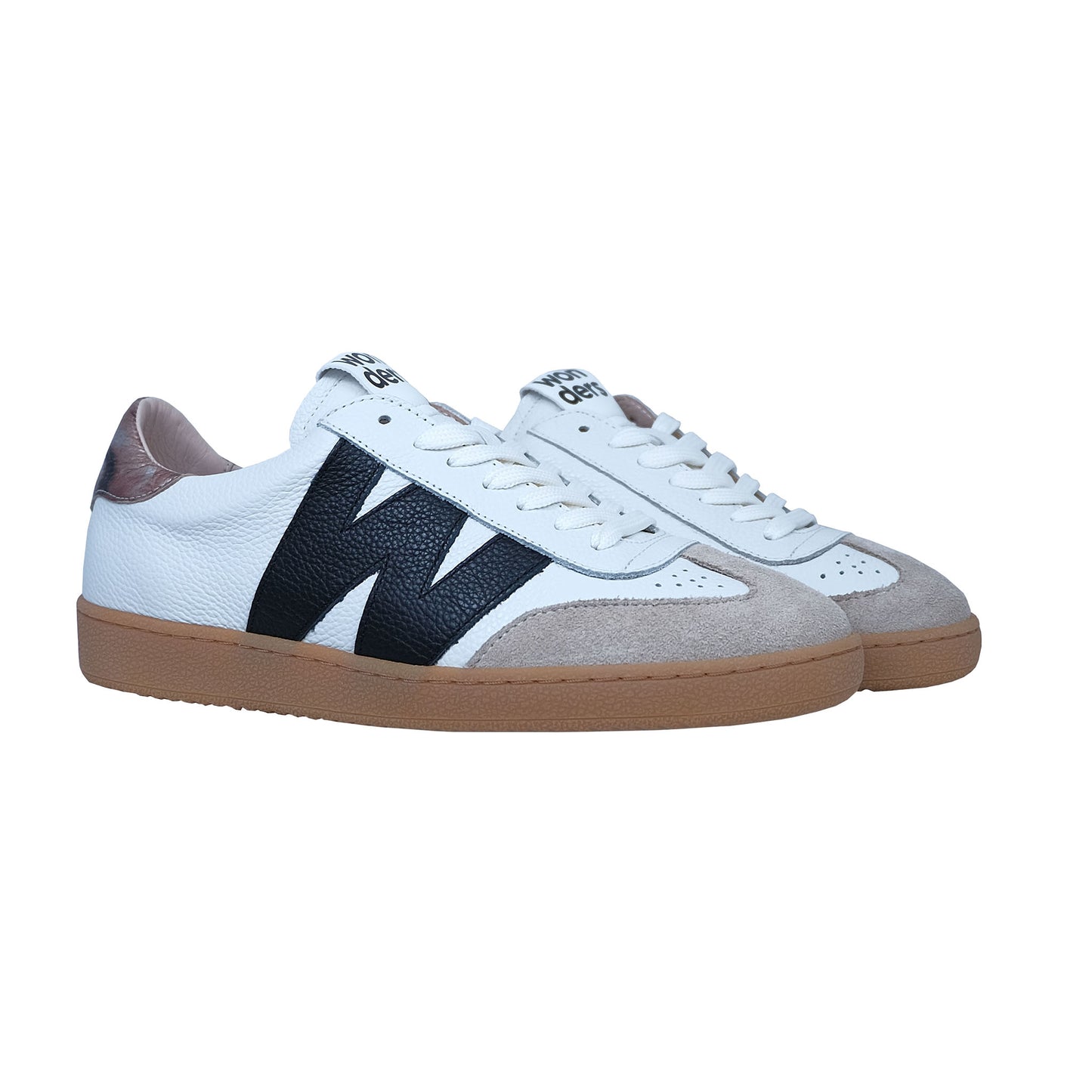 Wonders Nubia Blanco – Women's Casual Comfort Leather Trainers: AP-2001