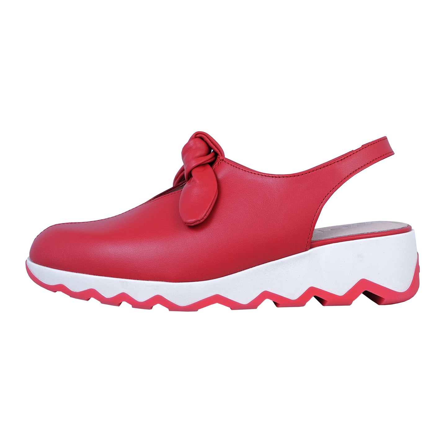 Wonders Simon Rojo – Women's Comfort Leather Wedge Sandals: C-7602