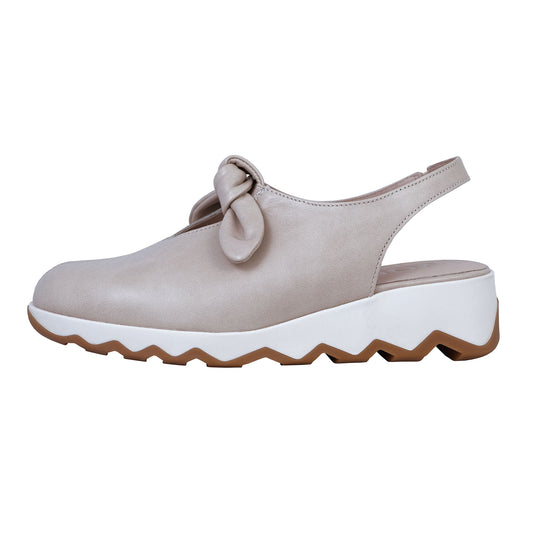 Wonders Simon Beige – Sandalias Cuña Mujer Piel Confort: C-7602