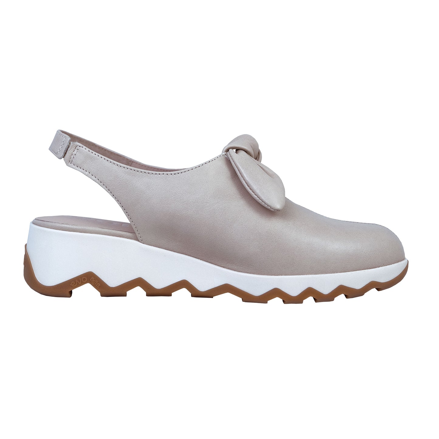 Wonders Simon Beige – Women's Leather Comfort Wedge Sandals: C-7602