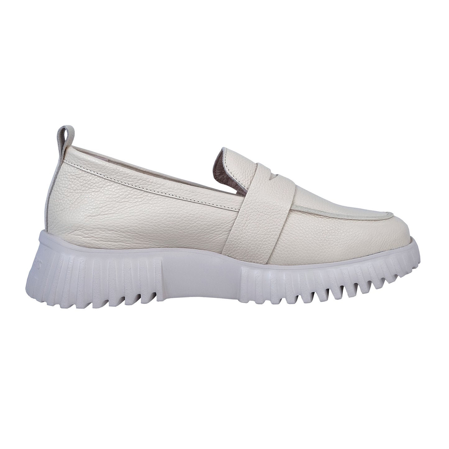 Wonders Flexfly Beige – Lightweight Comfort Leather Loafers for Women: A-4410