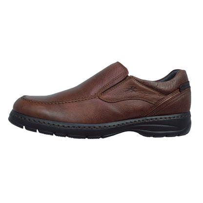 Fluchos Crono: Mocasines Hombre Piel Marrón 9144