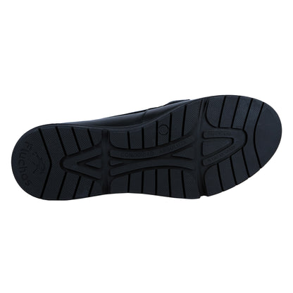 Fluchos Styll – Mocasín Mujer Confort Piel Negra: F1836