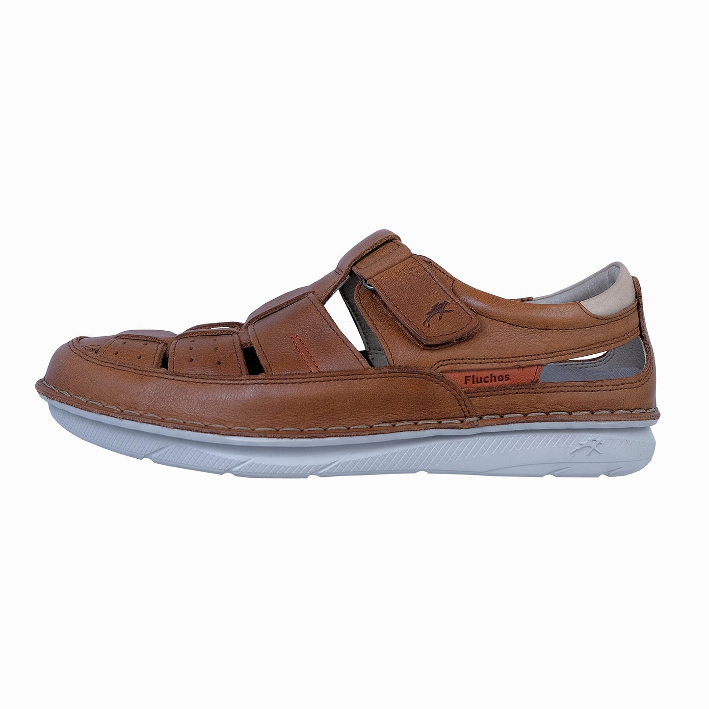 Fluchos Parker: Men's Brown Leather Sandals F2003