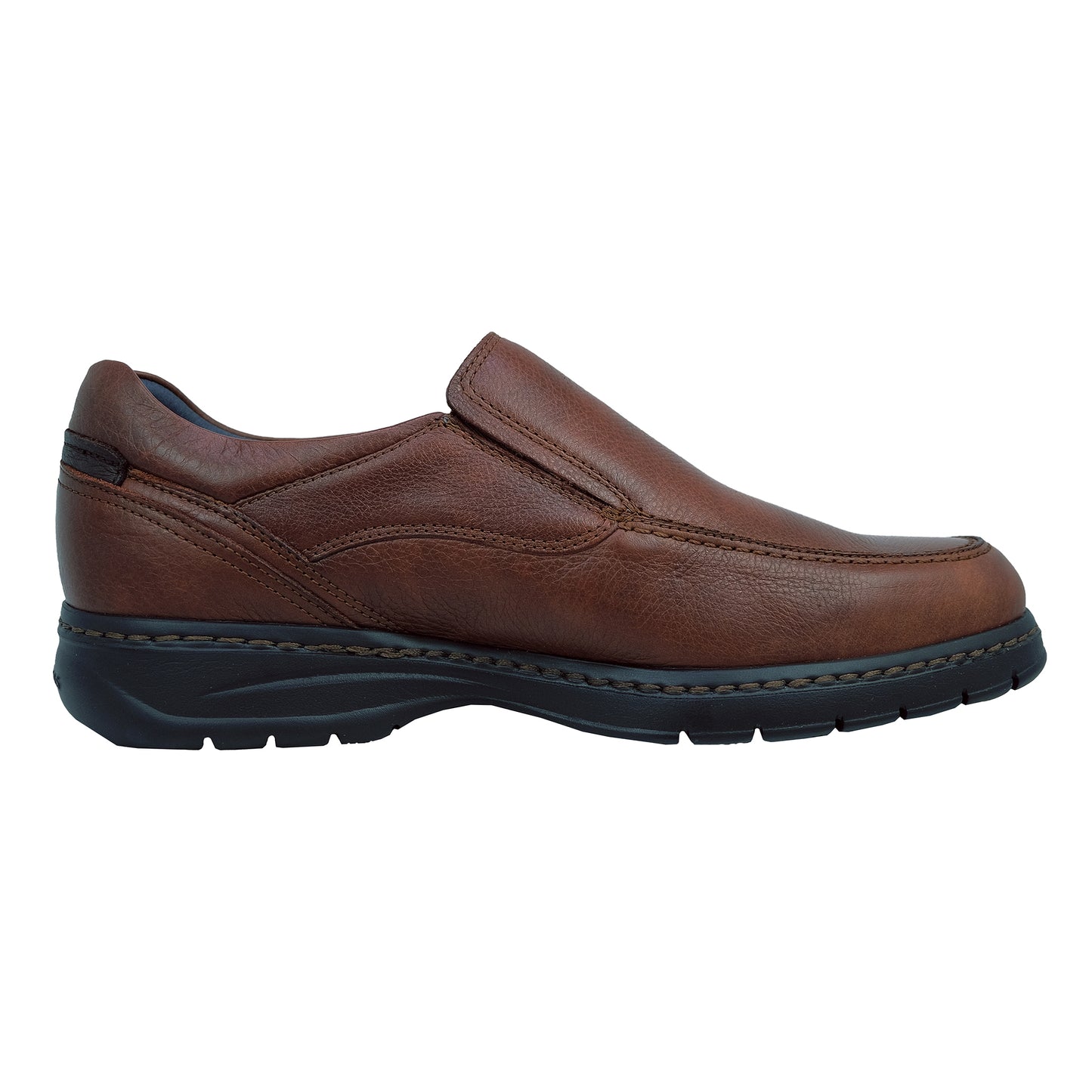 Fluchos Crono: Mocasines Hombre Piel Marrón 9144