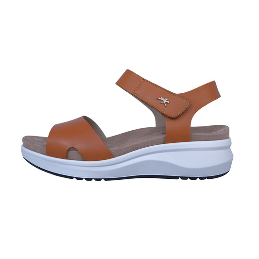 Fluchos Yagon Marrón – Sandalias Mujer Piel Confort Plantilla Extraíble: F1475