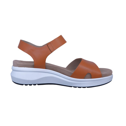 Fluchos Yagon Brown - Women's Leather Comfort Sandals Removable Insole: F1475