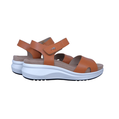 Fluchos Yagon Brown - Women's Leather Comfort Sandals Removable Insole: F1475