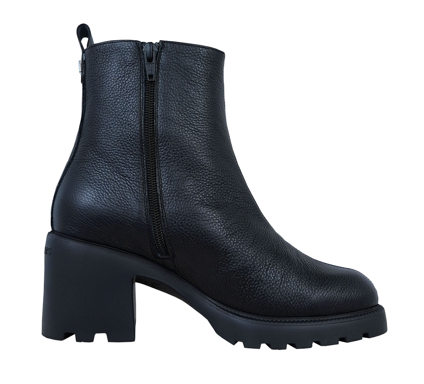 Wonders ILMA: Botas Mujer Piel Negra Tacón Bloque G-7205