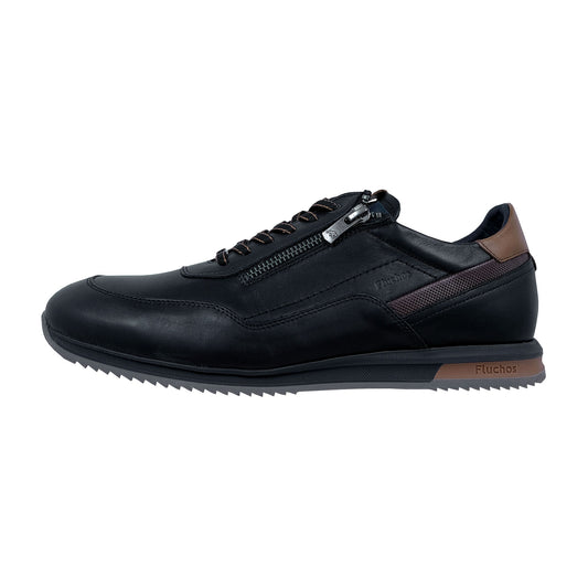 Fluchos Samir: Zapatos Hombre Deportivos Negro F2264