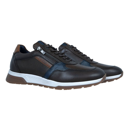 Fluchos Louis: Zapatos Hombre Marrón Cafe Piel Confort F1600