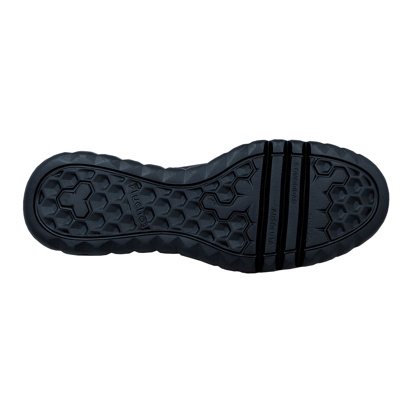 Fluchos Live – Zapatillas Mujer Piel Negra Confort: F2248