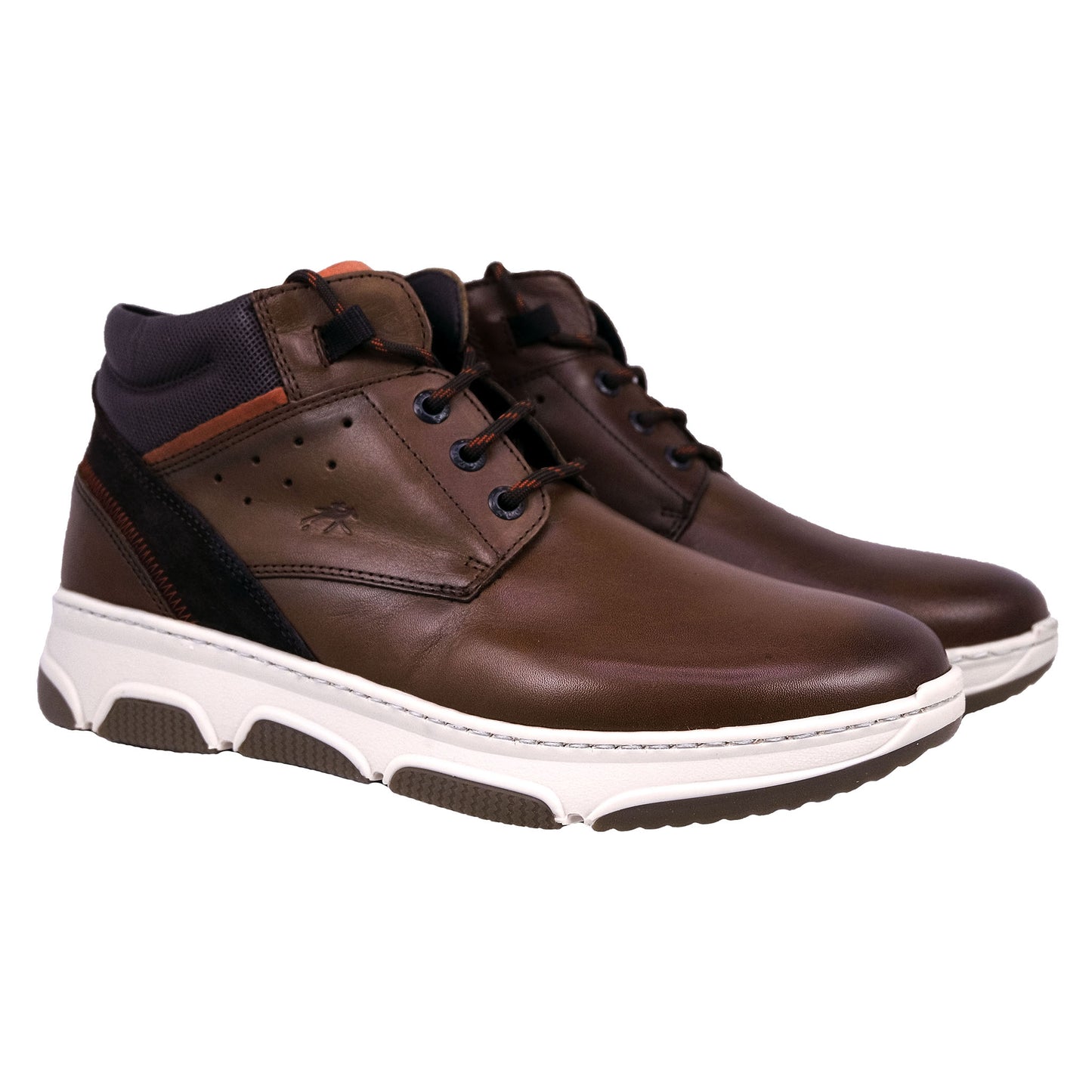 Fluchos Bonny – Botines de Piel Hombre Confort Marrón: F1346
