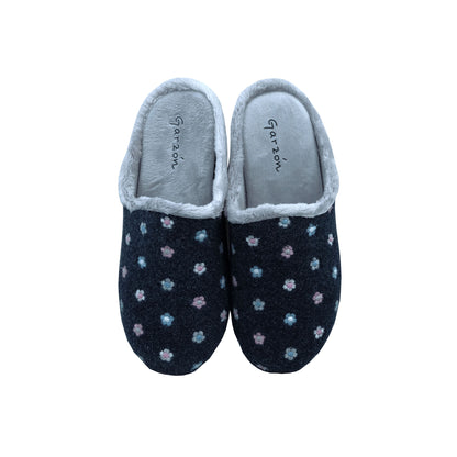 Garzón Maximum Comfort – Pantoufles d'intérieur bleues pour femmes : 12000.580
