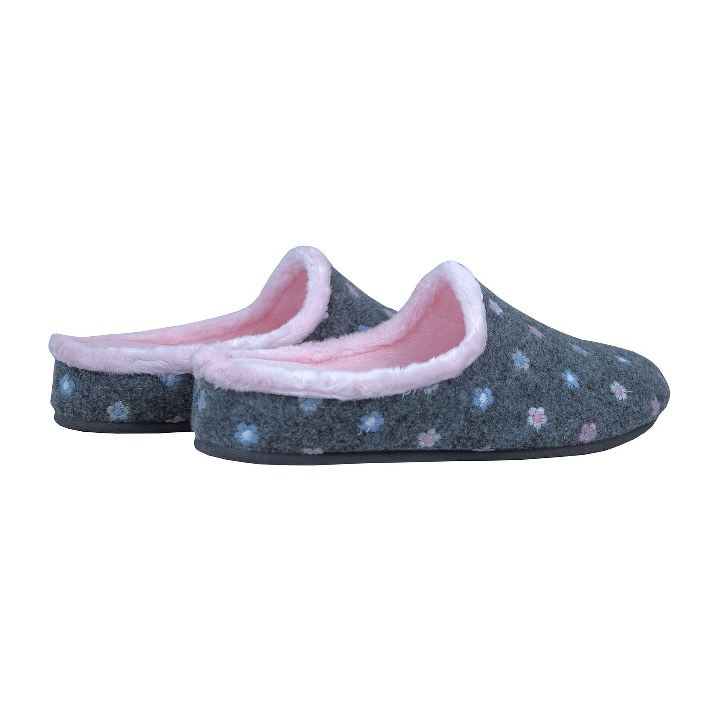 Garzón Maximum Comfort – Pantoufles d'intérieur grises pour femmes : 12000.580