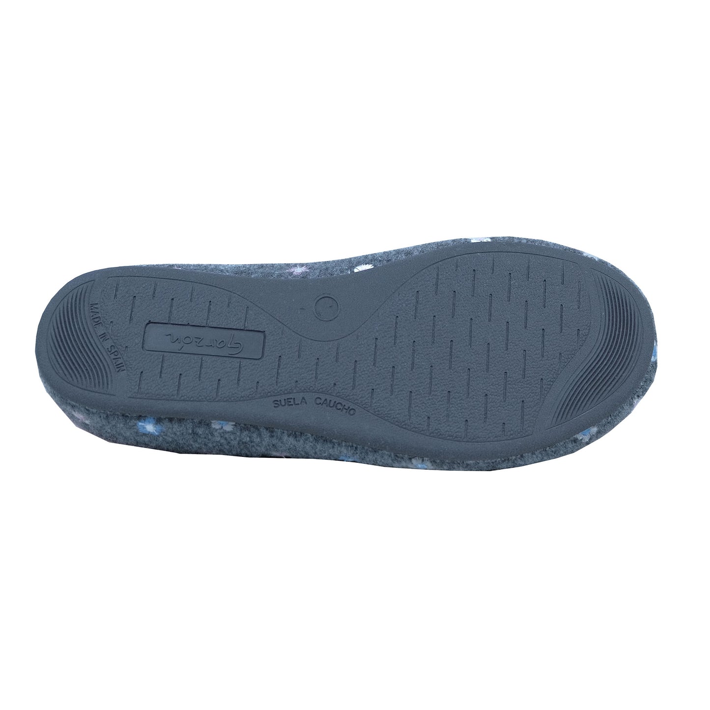 Garzón Maximum Comfort – Pantoufles d'intérieur grises pour femmes : 12000.580