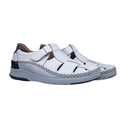 Fluchos Maui: Sandalias Hombre Piel Blanco F0797