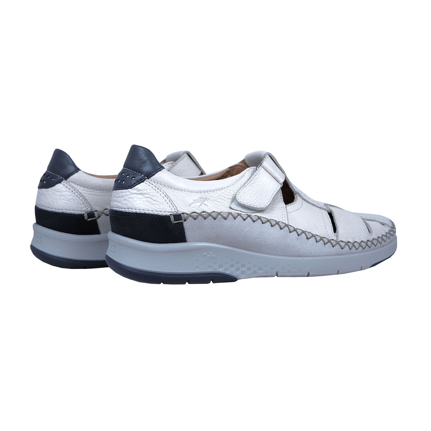 Fluchos Maui: Sandalias Hombre Piel Blanco F0797