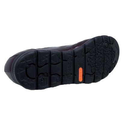 Fluchos Susan: Women's Comfort Patent Leather Shoes Burgundy F0354