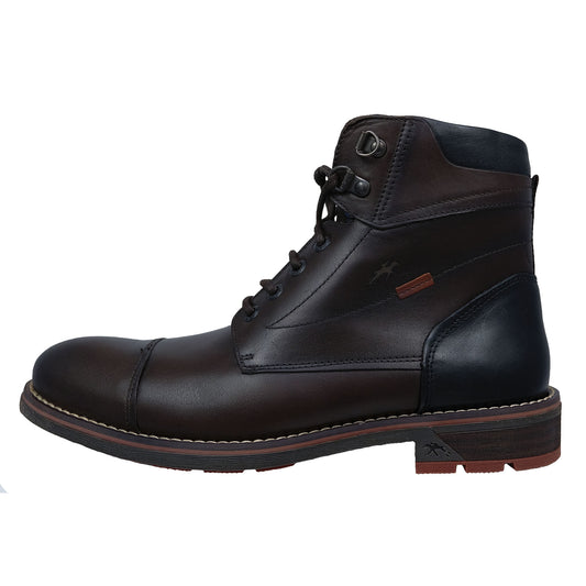 Fluchos Terry: Botines Hombre Marrón Cremallera F1342