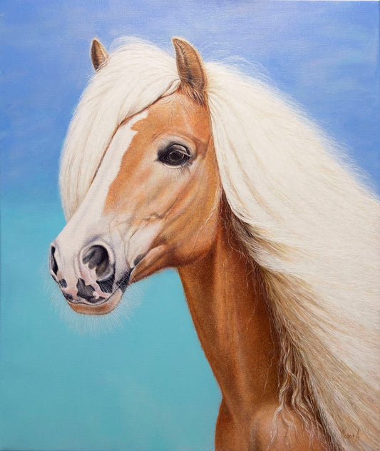 Anastasia Woron:"Helia, Serene Soul,Hors" Óleo Original Firmado (64x54cm.)2026