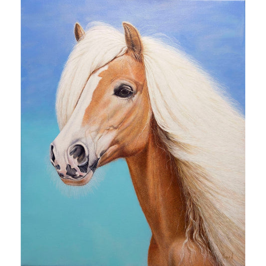 Anastasia Woron “Helia, Serene Soul” - Cuadro Óleo Original Firmado 64x54cm 2026