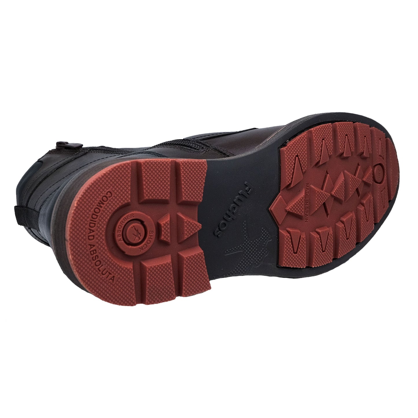Fluchos Terry: Botines Hombre Marrón Cremallera F1342